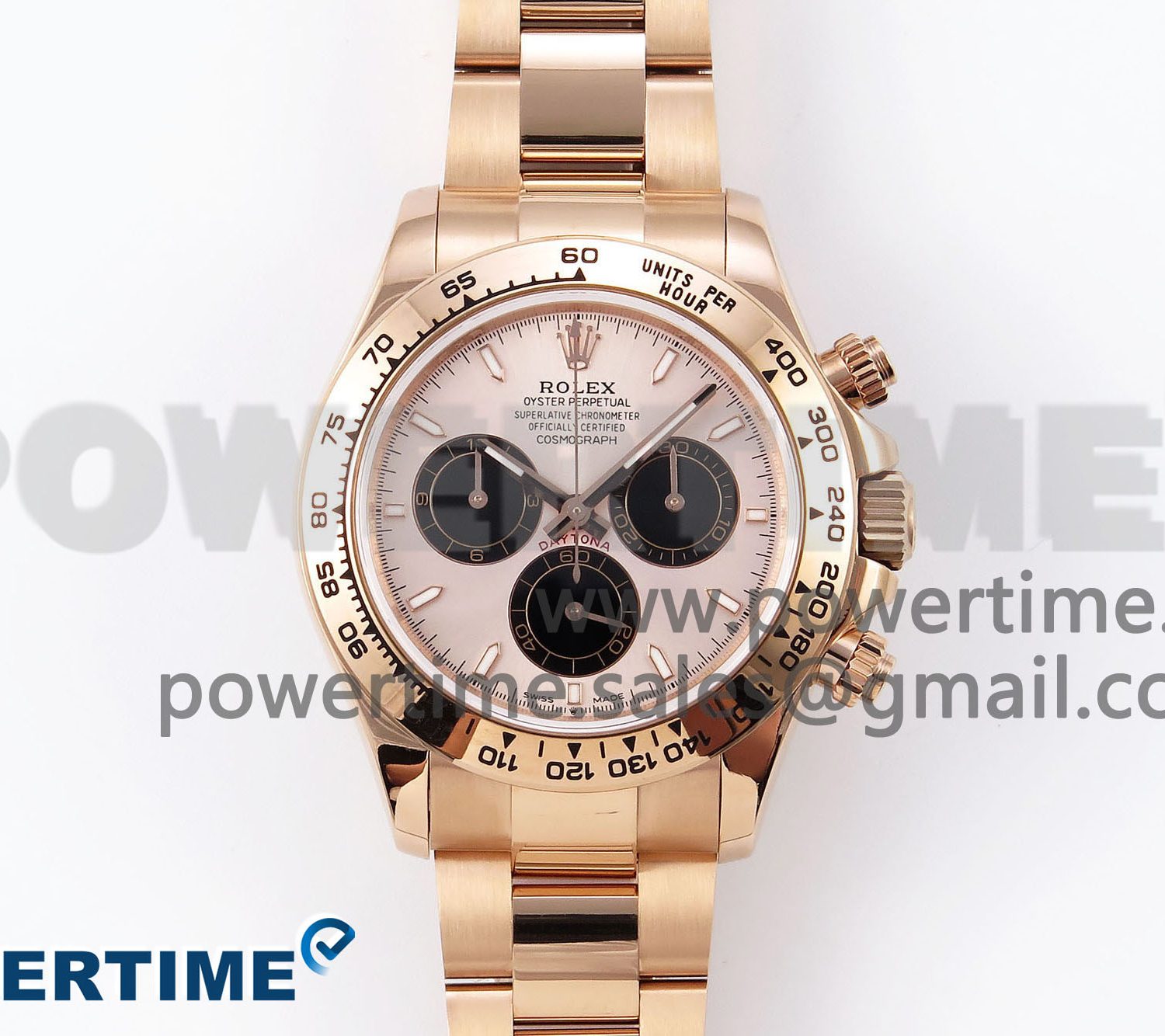 Daytona 126505 QF 1:1 Best Edition RG/Black Dial on RG Braclet SH4131 V5