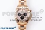 Daytona 126505 QF 1:1 Best Edition RG/Black Dial on RG Braclet SH4131 V5