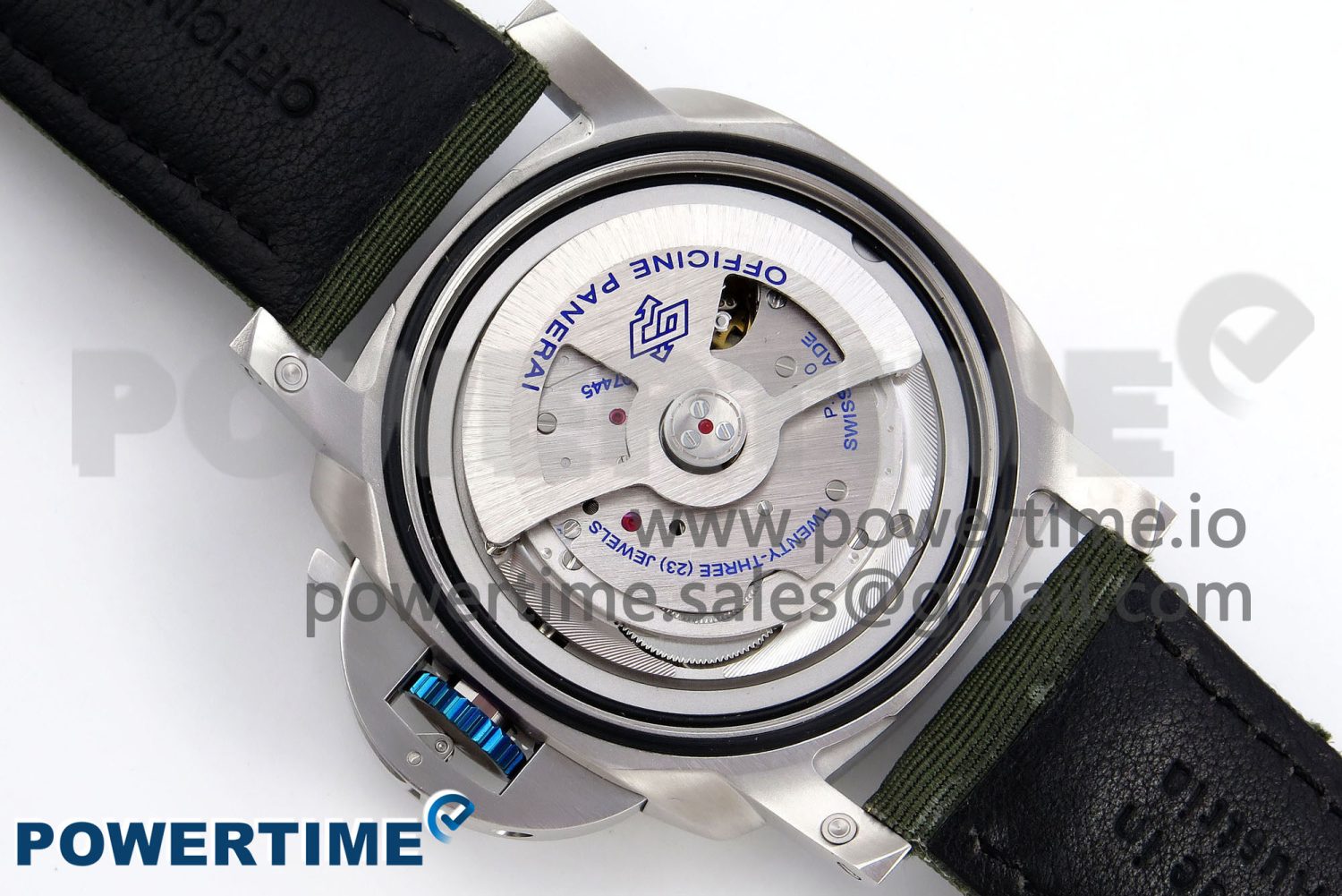 PAM1287 V TTF 1:1 Best Edition Green Dial on Green Nylon Strap P900 - Image 10