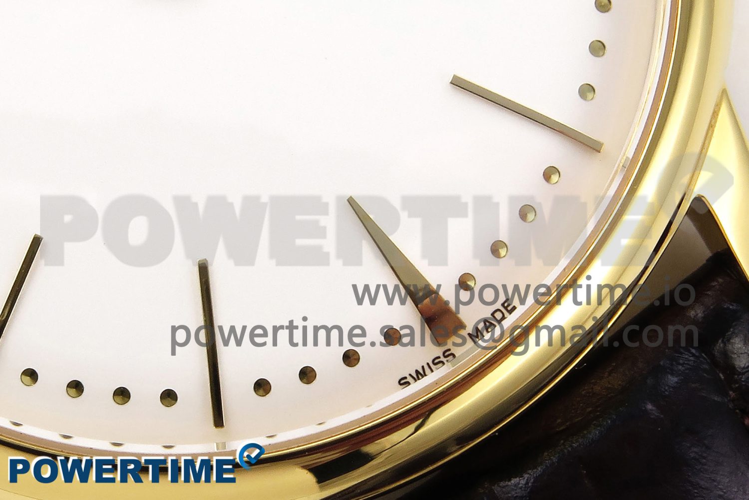 Patrimony YG KZF Best Edition White Dial on Brown Leather Strap MIYOTA 9015 - Image 5