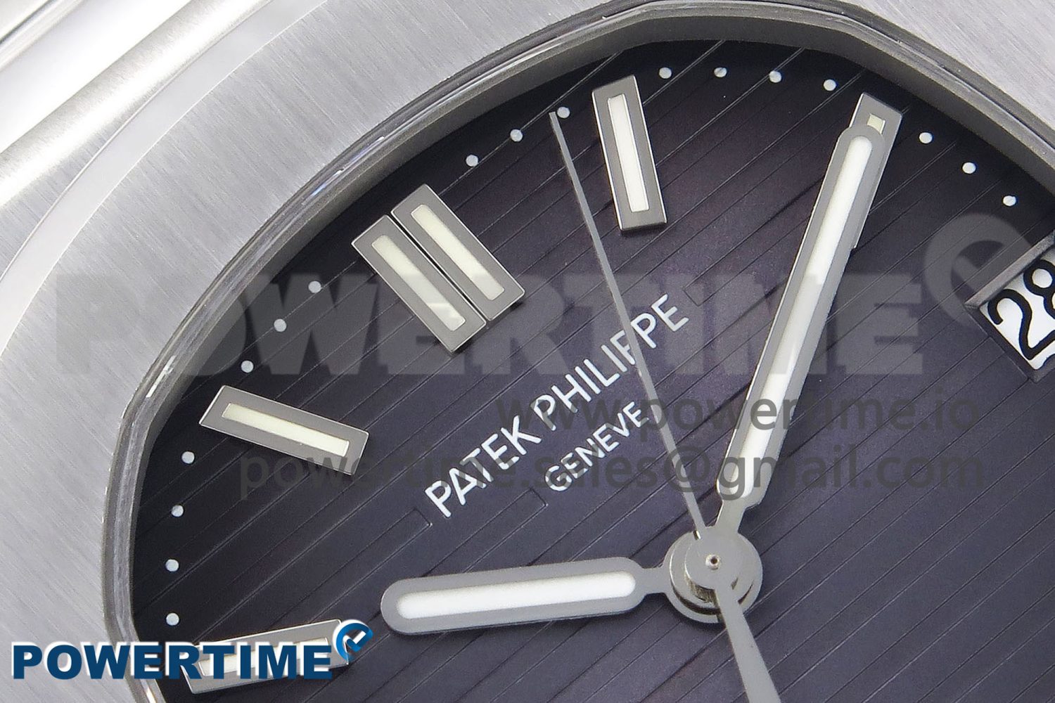 Nautilus 5711/1A PPF 1:1 Best Edition Blue/Gray Textured Dial on SS Bracelet Super Clone 26-330 V5 - Image 4