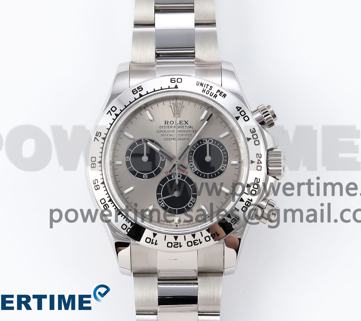 Daytona 126509 QF 1:1 Best Edition Gray/Black Dial on SS Braclet SH4131 V5