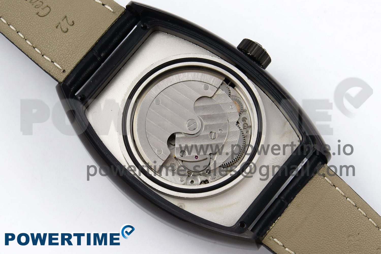 Crazy Hours PVD TWF Best Edition Gray Dial on Black Leather Strap A23J - Image 10