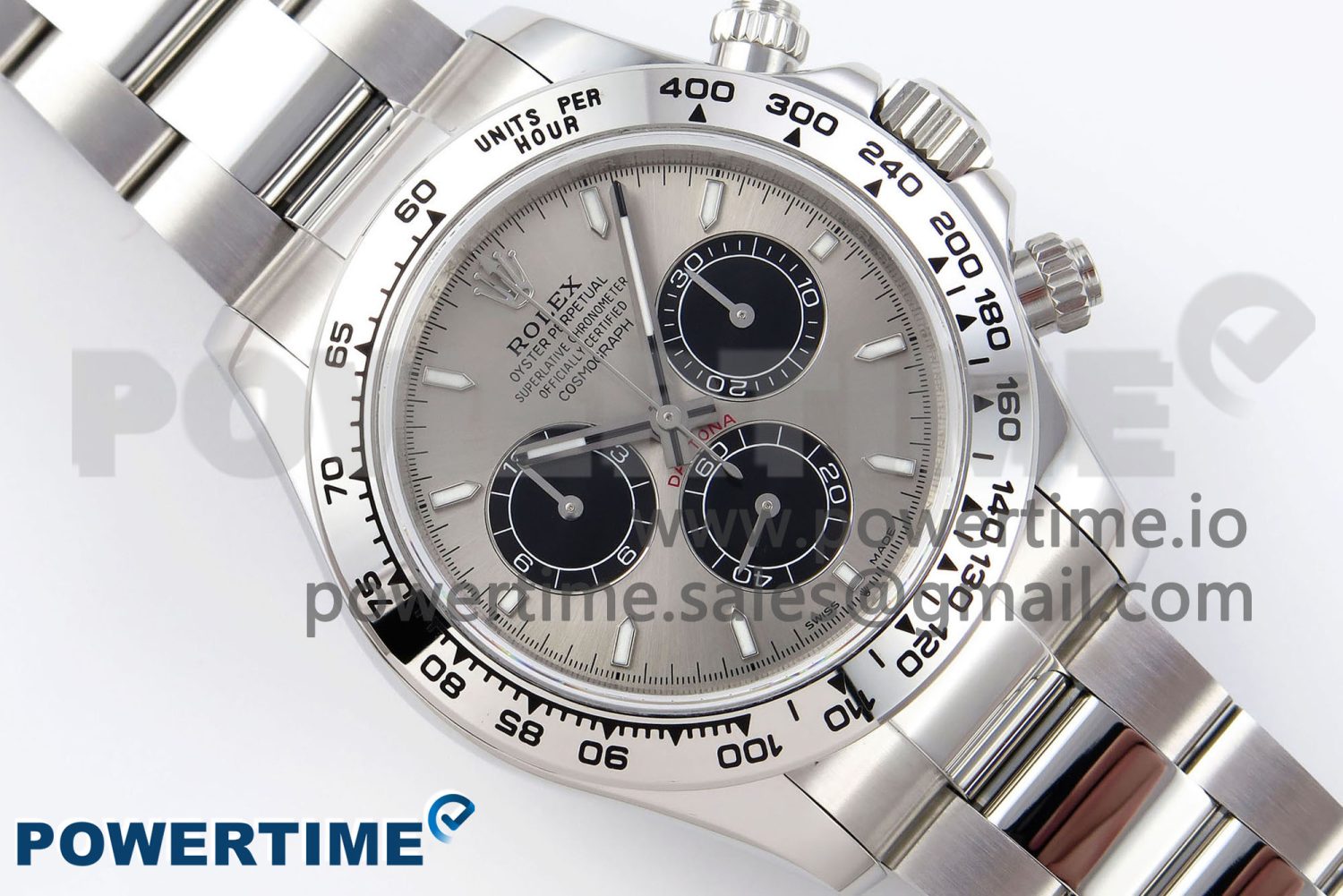 Daytona 126509 QF 1:1 Best Edition Gray/Black Dial on SS Braclet SH4131 V5 - Image 3