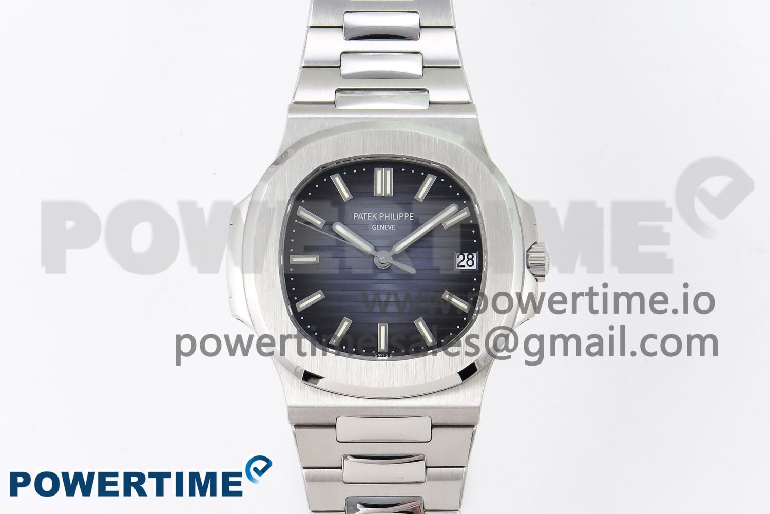 Nautilus 5711/1A-010 PPF 1:1 Best Edition Blue Textured Dial on SS Bracelet Super Clone 26-330 V5 - Image 1