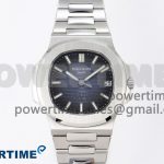 Nautilus 5711/1A-010 PPF 1:1 Best Edition Blue Textured Dial on SS Bracelet Super Clone 26-330 V5