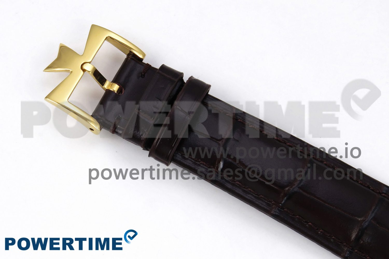 Patrimony YG KZF Best Edition White Dial on Brown Leather Strap MIYOTA 9015 - Image 10