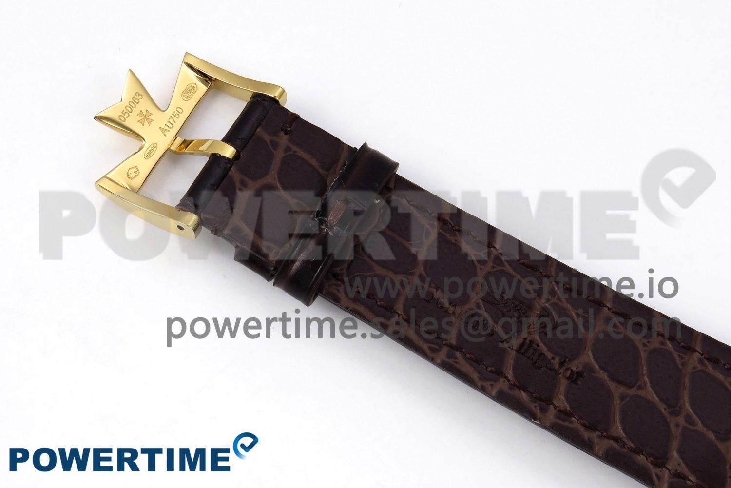 Patrimony YG KZF Best Edition White Dial on Brown Leather Strap MIYOTA 9015 - Image 11