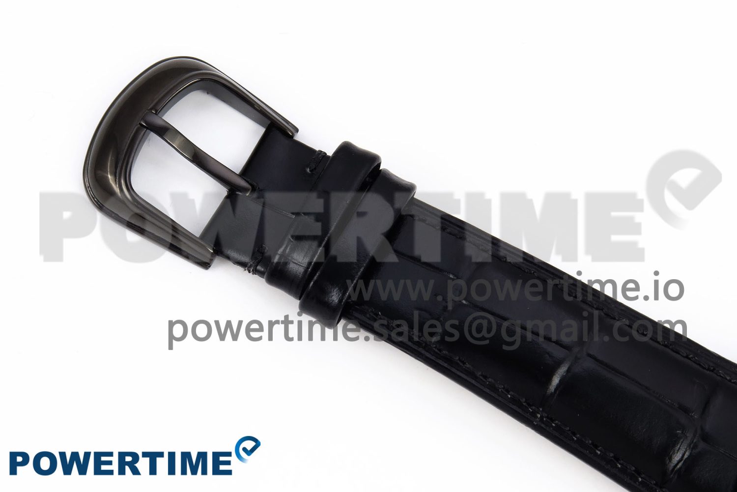 Crazy Hours PVD TWF Best Edition Gray Dial on Black Leather Strap A23J - Image 13