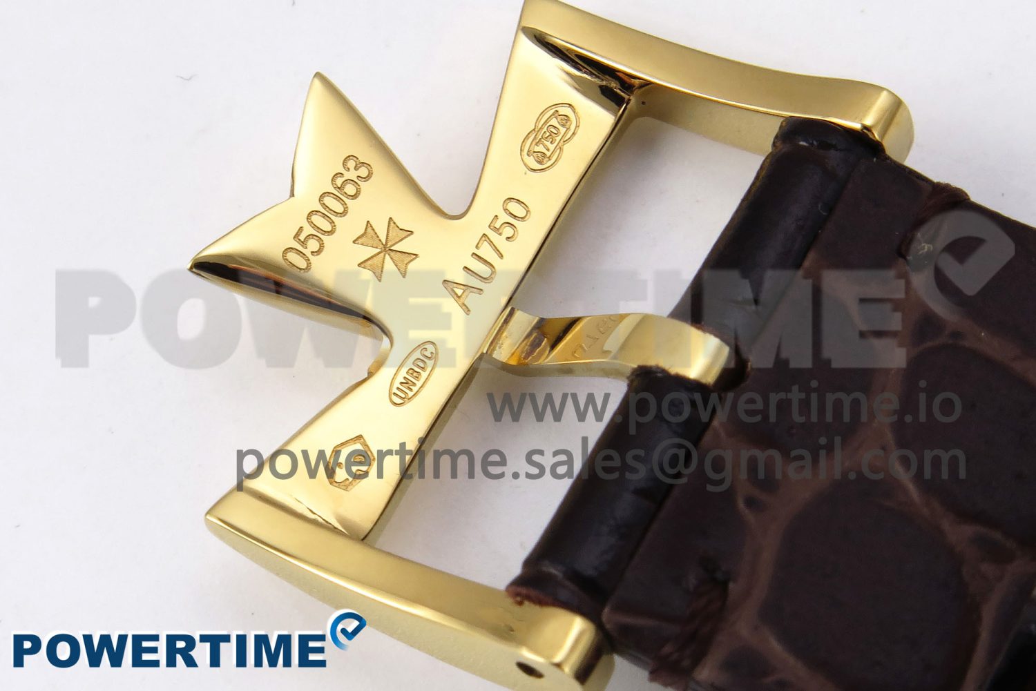 Patrimony YG KZF Best Edition White Dial on Brown Leather Strap MIYOTA 9015 - Image 12