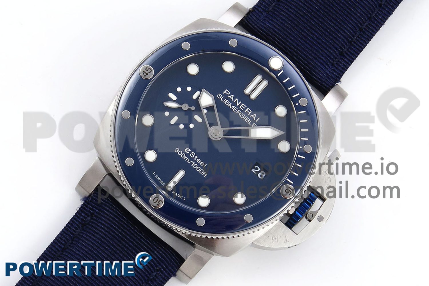 PAM1289 V TTF 1:1 Best Edition Blue Dial on Blue Nylon Strap P900 - Image 3