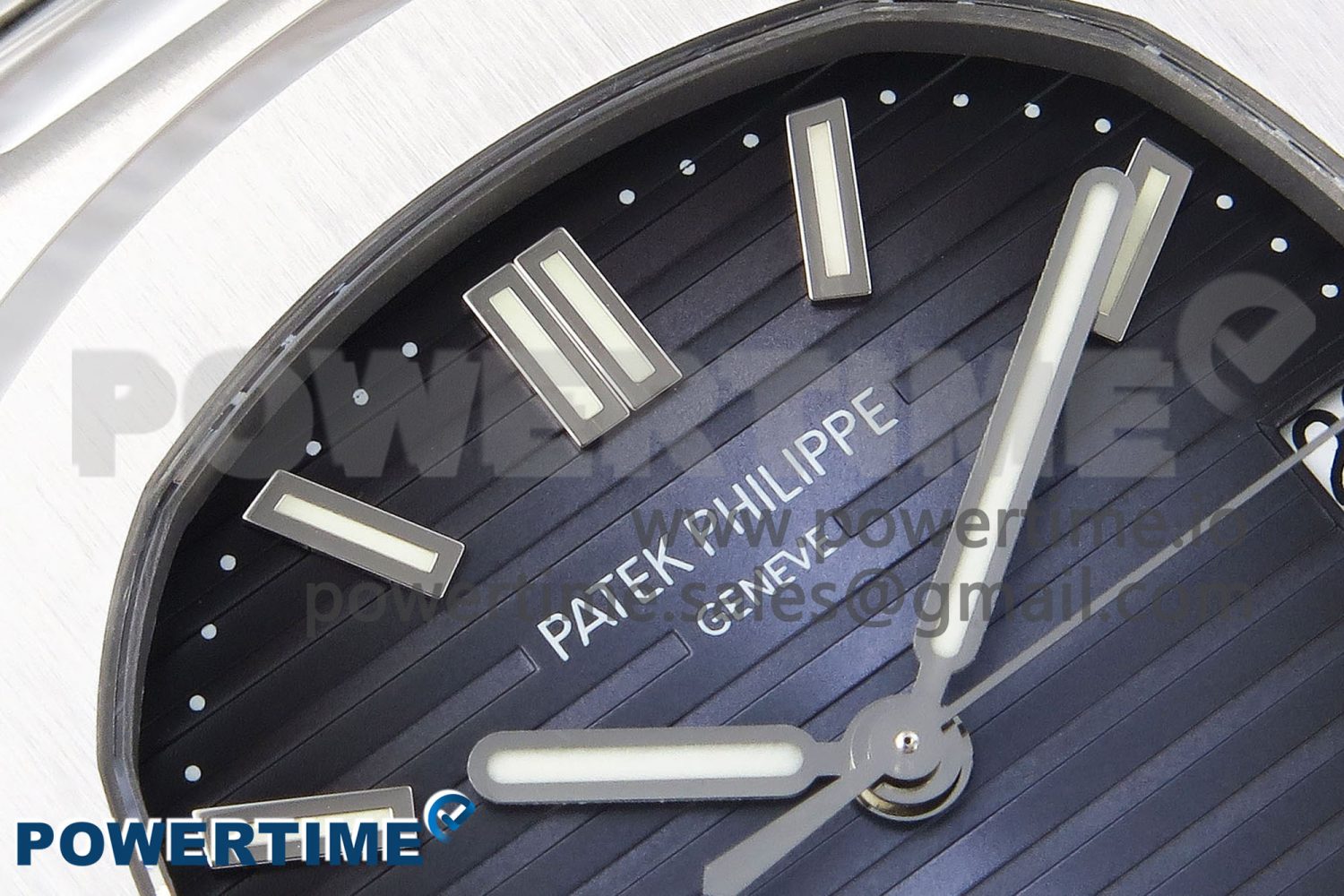 Nautilus 5711/1A-010 PPF 1:1 Best Edition Blue Textured Dial on SS Bracelet Super Clone 26-330 V5 - Image 4