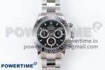 Daytona 126500 QF 1:1 Best Edition 904L Steel Black Dial on SS Braclet SH4131 V5