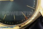 Patrimony YG KZF Best Edition Green Dial on Black Leather Strap MIYOTA 9015 - Image 5