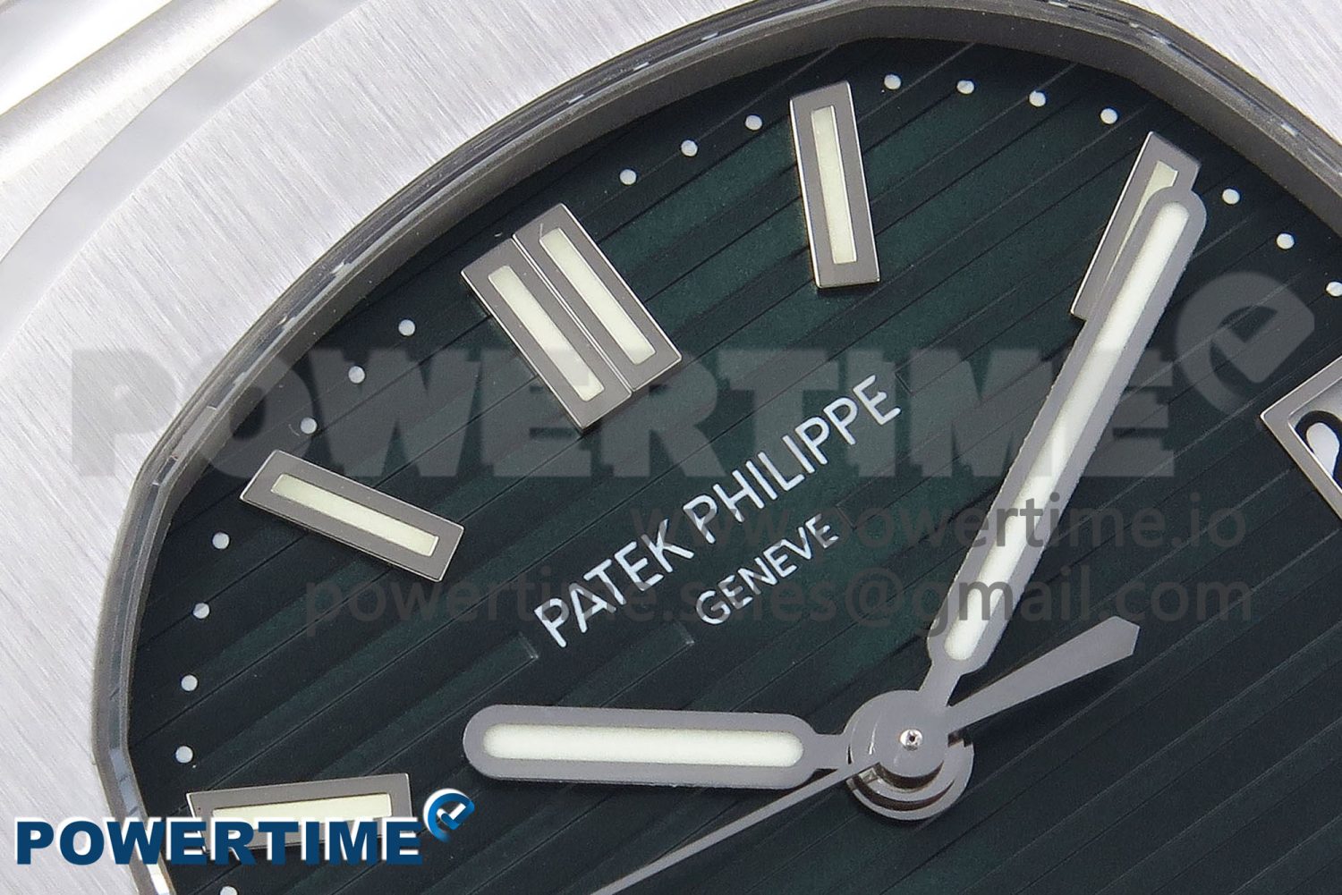 Nautilus 5711/1A-014 PPF 1:1 Best Edition Green Textured Dial on SS Bracelet Super Clone 26-330 V5 - Image 4