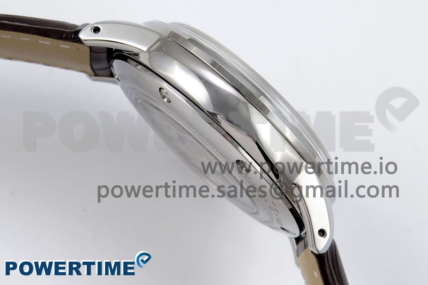 Grand Seiko Elegance GMT SS GSF 1:1 Best Edition Red Dial on Brown Leather Strap NH34 - Image 7