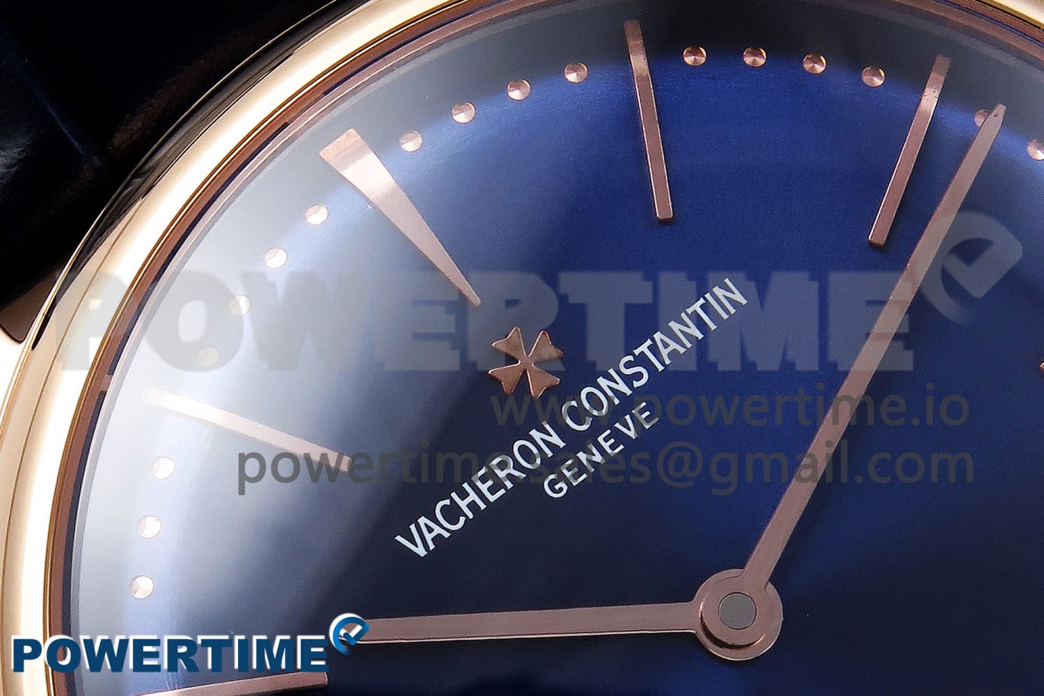 Patrimony RG KZF Best Edition Blue Dial on Blue Leather Strap MIYOTA 9015 - Image 4