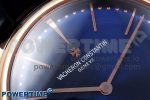 Patrimony RG KZF Best Edition Blue Dial on Blue Leather Strap MIYOTA 9015 - Image 4