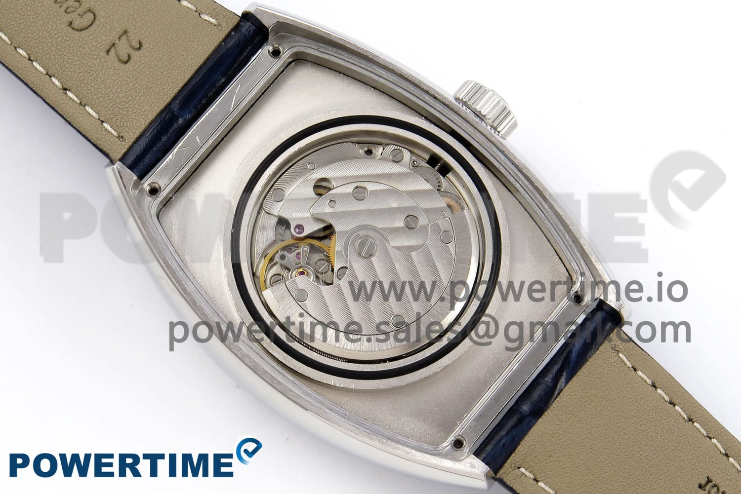 Crazy Hours SS TWF Best Edition Blue Dial on Blue Leather Strap A23J - Image 9