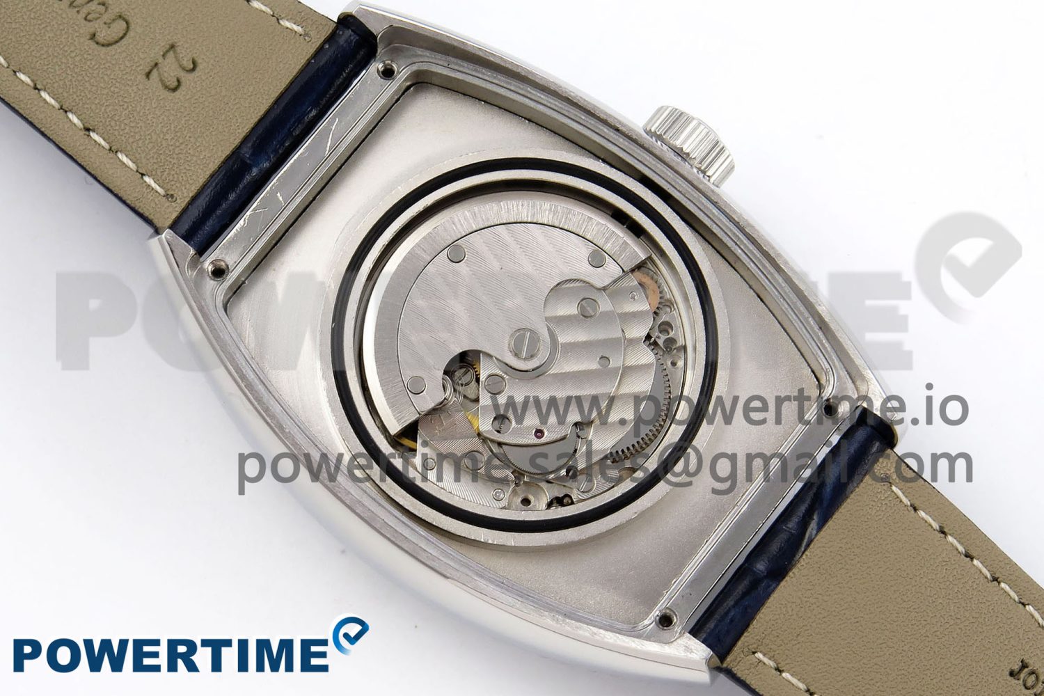 Crazy Hours SS TWF Best Edition Blue Dial on Blue Leather Strap A23J - Image 10