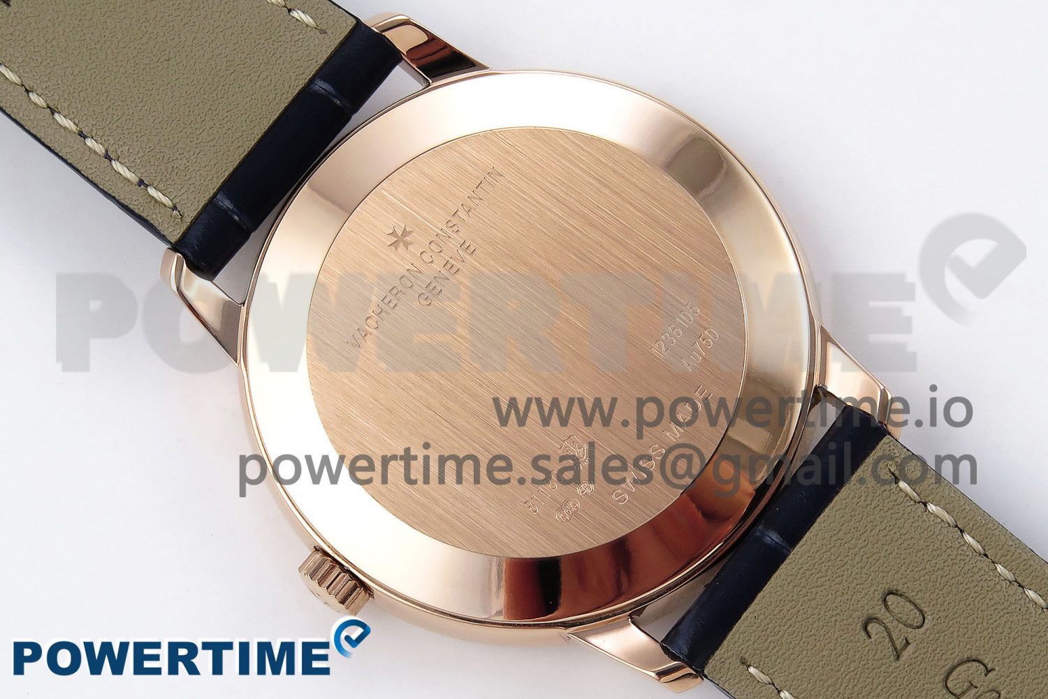 Patrimony RG KZF Best Edition Blue Dial on Blue Leather Strap MIYOTA 9015 - Image 8