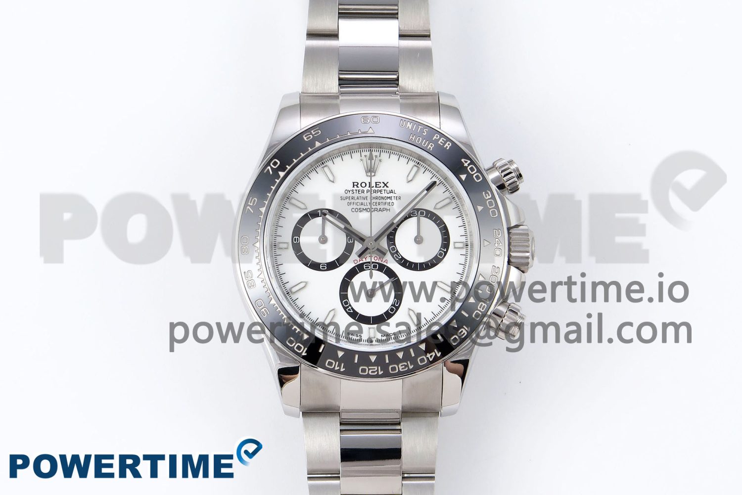 Daytona 126500 QF 1:1 Best Edition 904L Steel White Dial on SS Braclet SH4131 V5 - Image 1