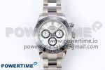 Daytona 126500 QF 1:1 Best Edition 904L Steel White Dial on SS Braclet SH4131 V5
