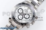 Daytona 126500 QF 1:1 Best Edition 904L Steel White Dial on SS Braclet SH4131 V5 - Image 2
