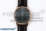 Patrimony RG KZF Best Edition Green Dial on Brown Leather Strap MIYOTA 9015