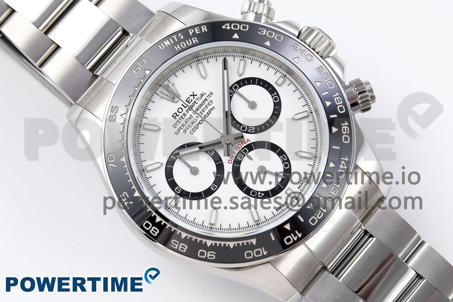 Daytona 126500 QF 1:1 Best Edition 904L Steel White Dial on SS Braclet SH4131 V5 - Image 3