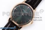 Patrimony RG KZF Best Edition Green Dial on Brown Leather Strap MIYOTA 9015 - Image 2