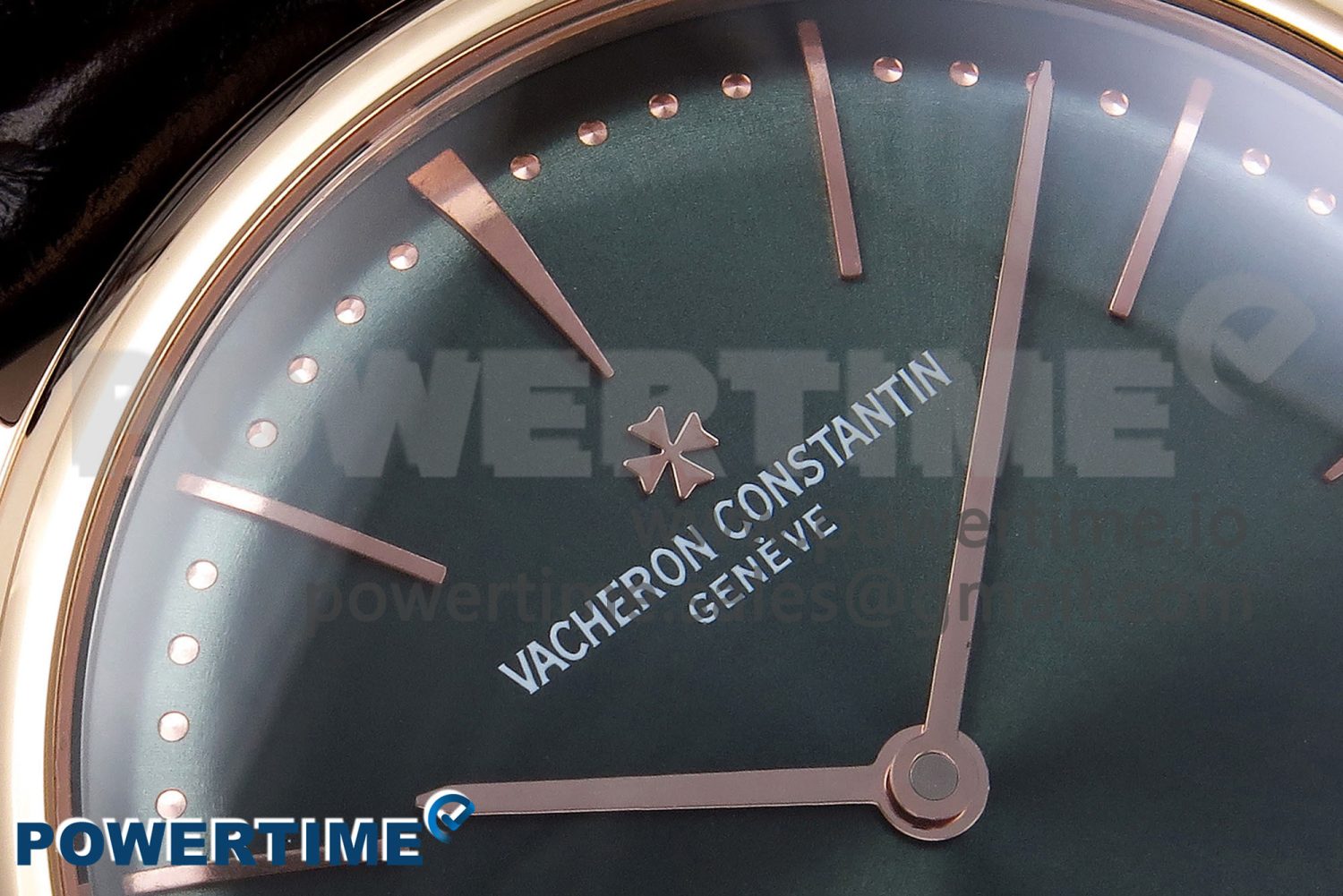 Patrimony RG KZF Best Edition Green Dial on Brown Leather Strap MIYOTA 9015 - Image 4