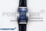 Crazy Hours SS TWF Best Edition Blue Dial on Blue Leather Strap A23J