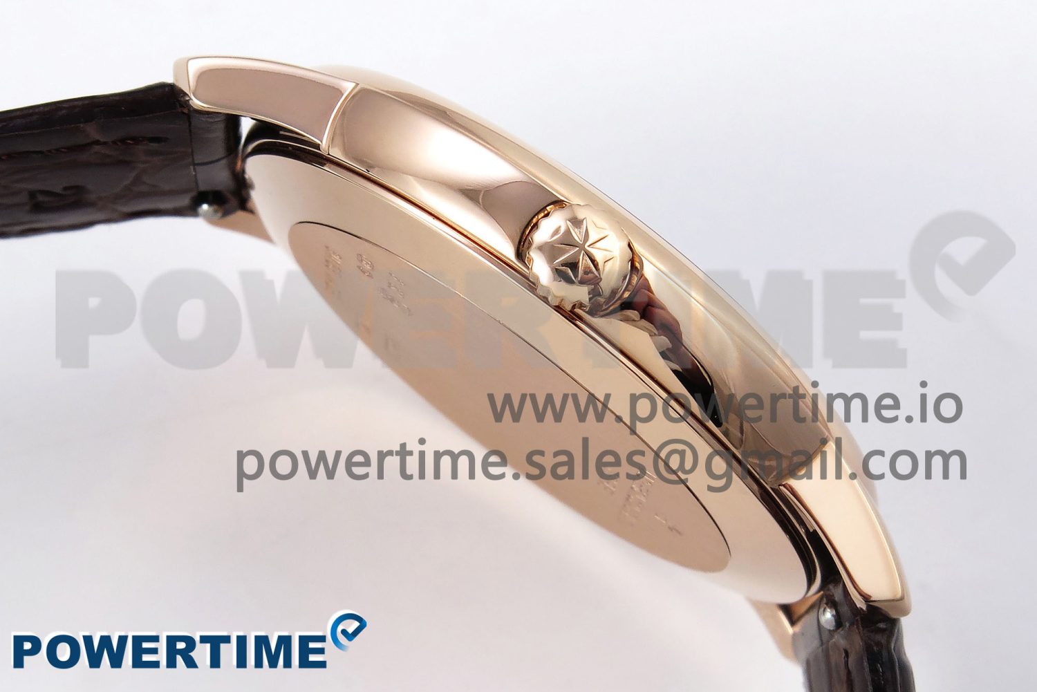 Patrimony RG KZF Best Edition White Dial on Brown Leather Strap MIYOTA 9015 - Image 6