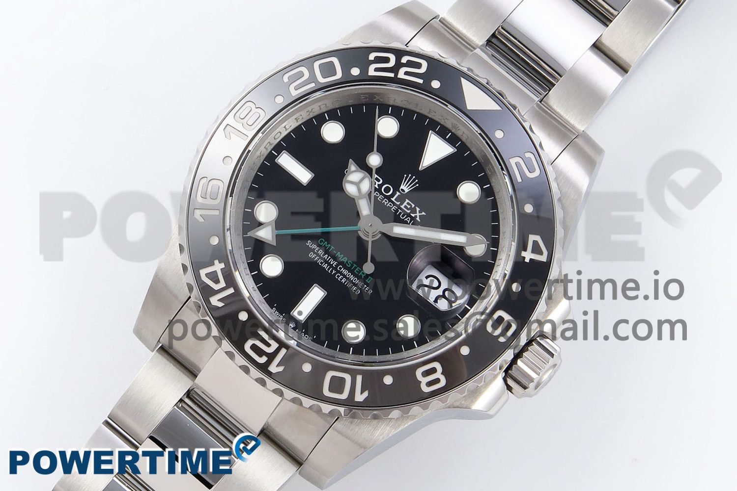 GMT-Master II 126710 GRNR Blue/Red Ceramic QF 1:1 Best Edition on Oyster Bracelet VR3285 CHS - Image 2