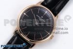 Patrimony RG KZF Best Edition Black Dial on Black Leather Strap MIYOTA 9015 - Image 2