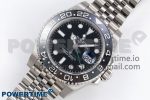 GMT-Master II 126710 GRNR Black/Gray Ceramic 904L Steel 3EF 1:1 Best Edition on Jubilee Strap VR3285 - Image 2