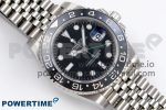 GMT-Master II 126710 GRNR Black/Gray Ceramic 904L Steel 3EF 1:1 Best Edition on Jubilee Strap VR3285 - Image 3