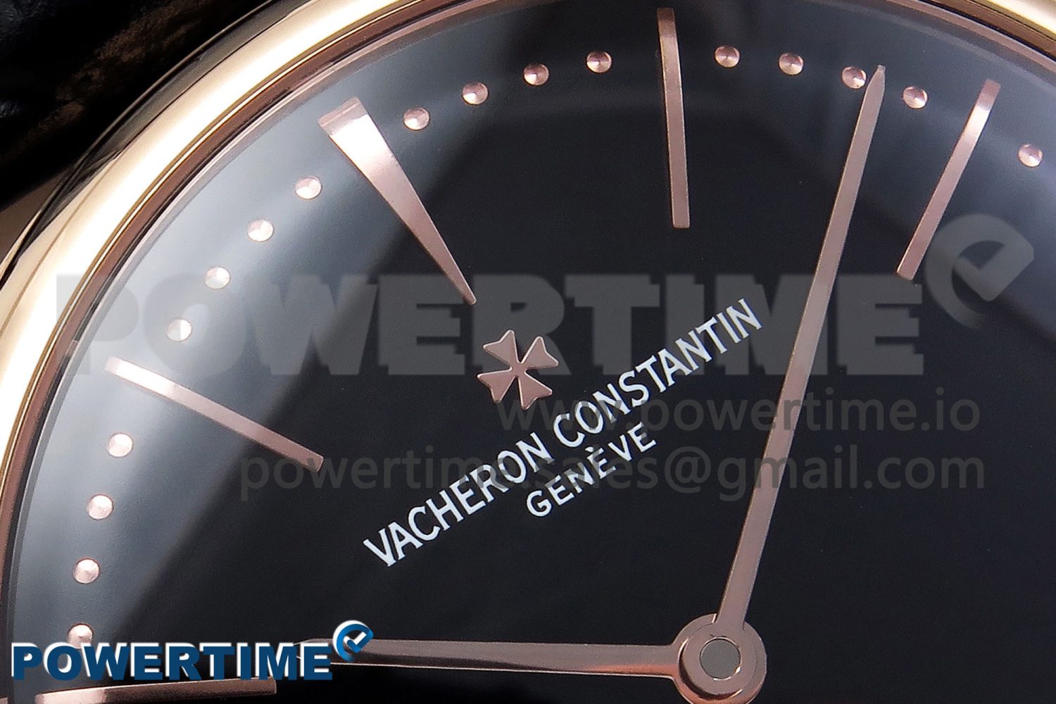 Patrimony RG KZF Best Edition Black Dial on Black Leather Strap MIYOTA 9015 - Image 4