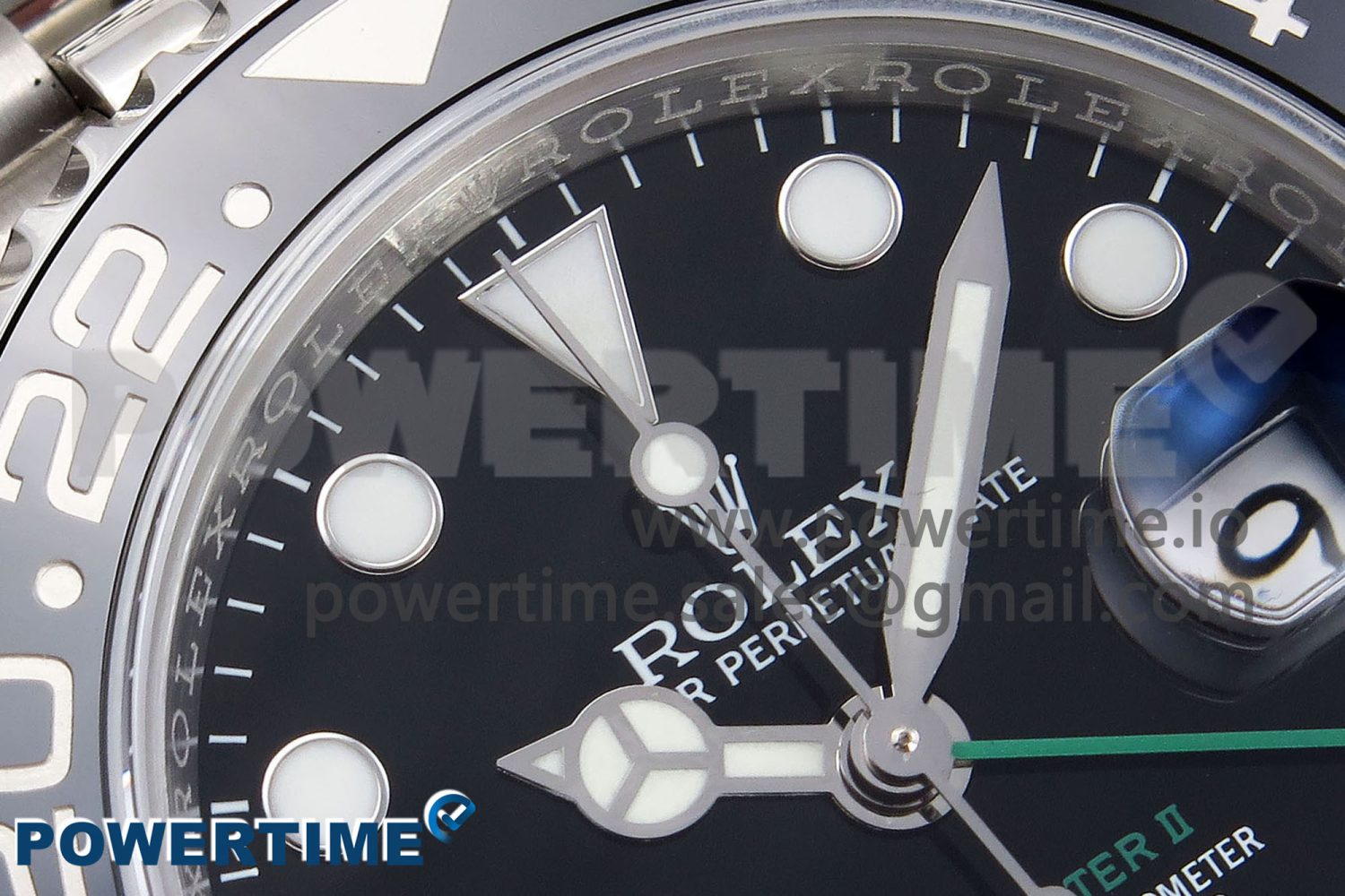 GMT-Master II 126710 GRNR Black/Gray Ceramic 904L Steel 3EF 1:1 Best Edition on Jubilee Strap VR3285 - Image 4