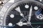 GMT-Master II 126710 GRNR Black/Gray Ceramic 904L Steel 3EF 1:1 Best Edition on Jubilee Strap VR3285 - Image 4