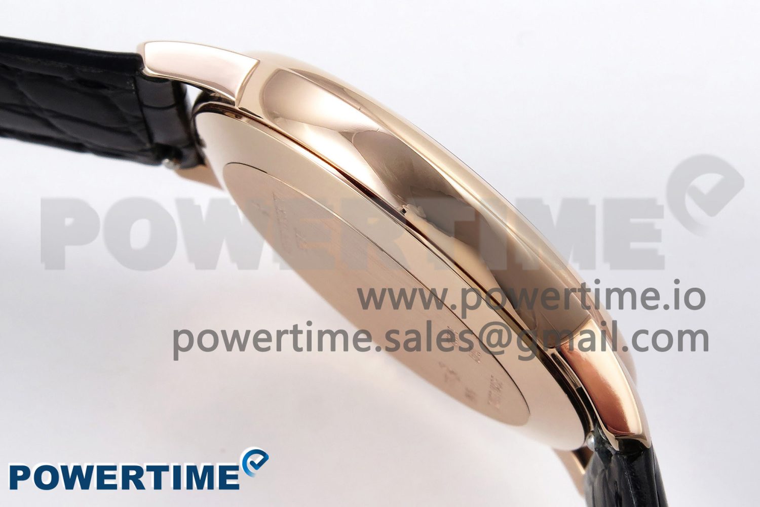 Patrimony RG KZF Best Edition Black Dial on Black Leather Strap MIYOTA 9015 - Image 7