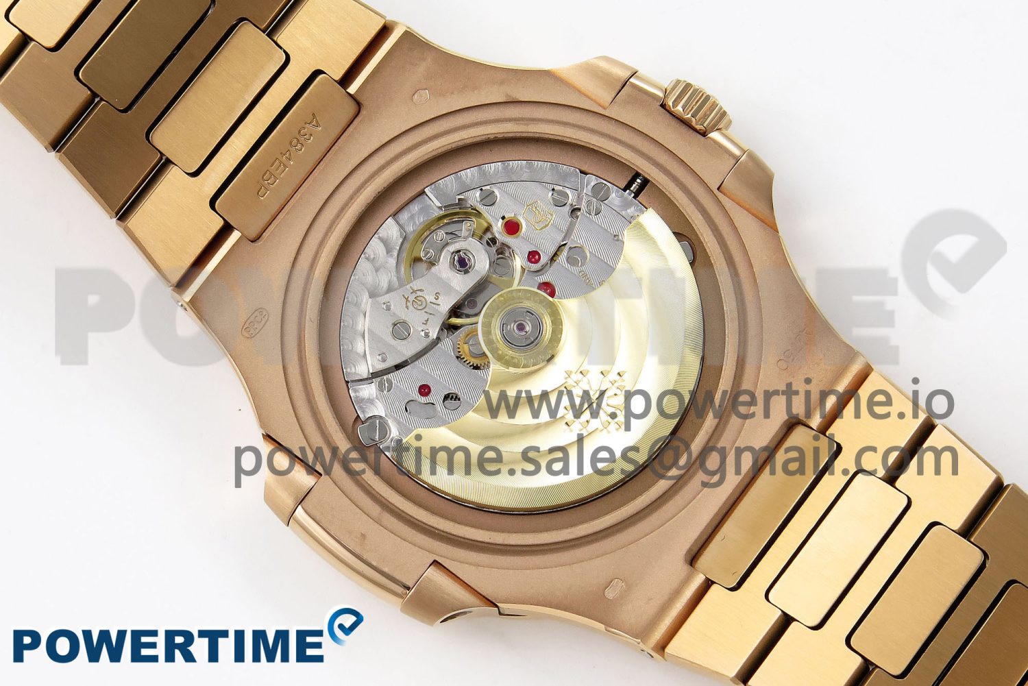 Nautilus 5711/1R-001 RG PPF 1:1 Best Edition Brown Textured Dial on RG Bracelet Super Clone 26-330 V5 - Image 9