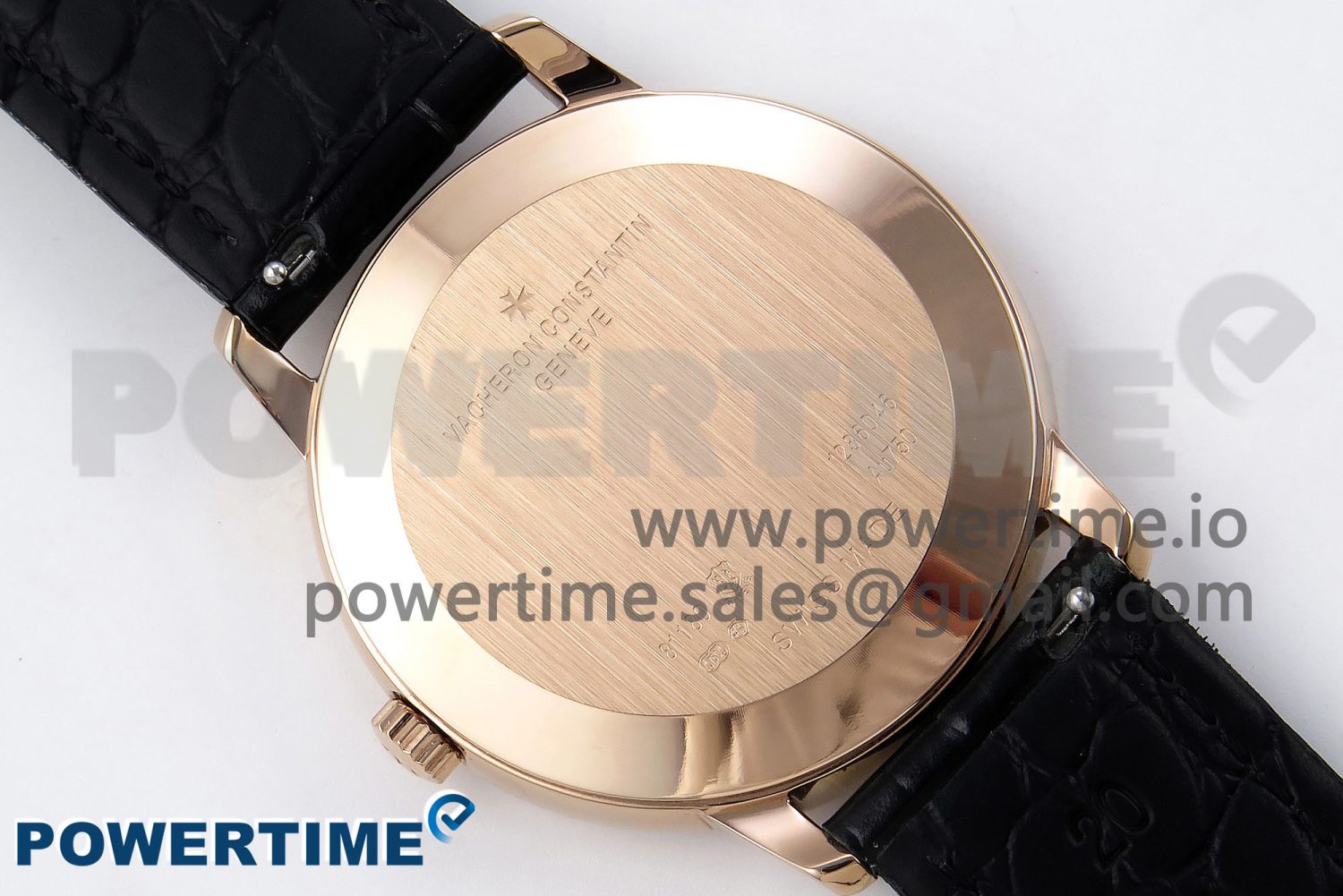 Patrimony RG KZF Best Edition Black Dial on Black Leather Strap MIYOTA 9015 - Image 8