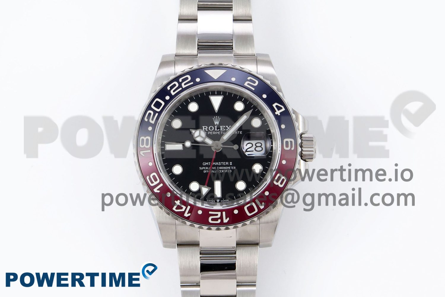 GMT-Master II 126710 BLRO Blue/Red Ceramic QF 1:1 Best Edition on Oyster Bracelet VR3285 CHS - Image 1