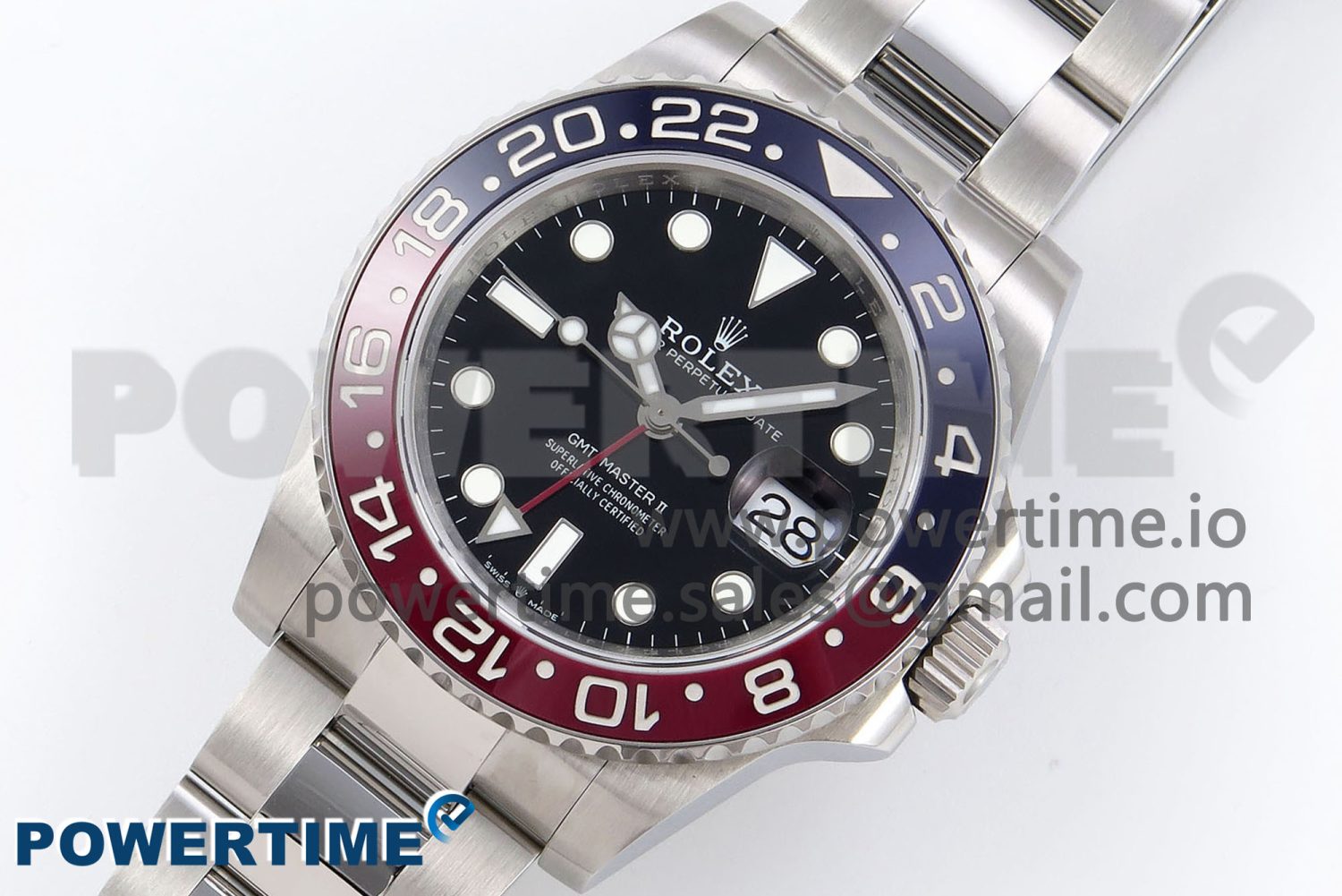 GMT-Master II 126710 BLRO Blue/Red Ceramic QF 1:1 Best Edition on Oyster Bracelet VR3285 CHS - Image 2