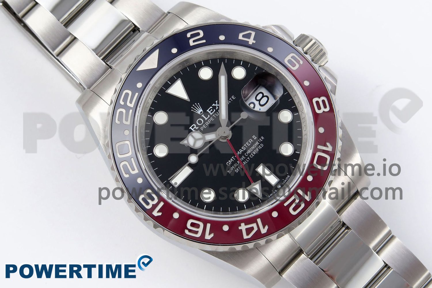 GMT-Master II 126710 BLRO Blue/Red Ceramic QF 1:1 Best Edition on Oyster Bracelet VR3285 CHS - Image 3