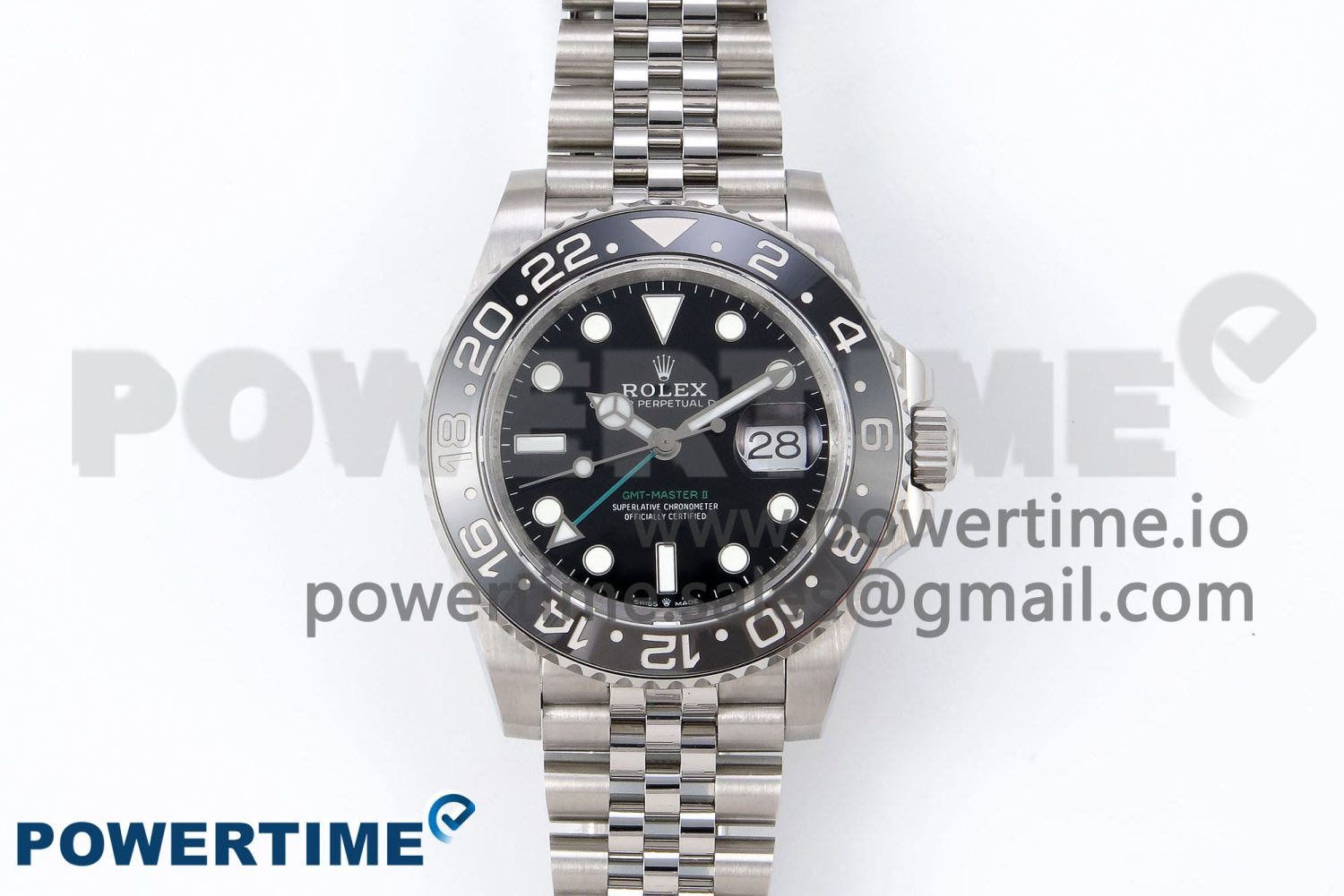GMT-Master II 126710 GRNR Blue/Red Ceramic QF 1:1 Best Edition on Jubilee Bracelet VR3285 CHS - Image 1
