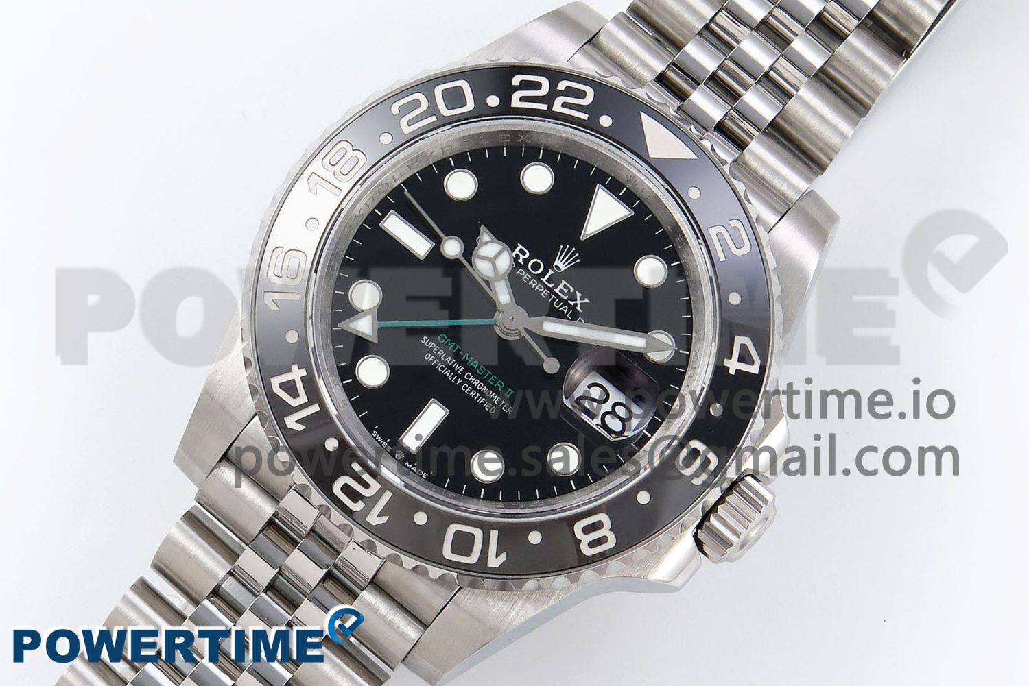GMT-Master II 126710 GRNR Blue/Red Ceramic QF 1:1 Best Edition on Jubilee Bracelet VR3285 CHS - Image 2