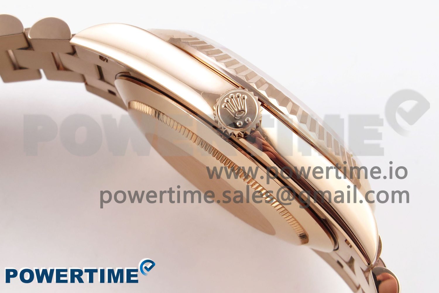 DayDate 40 RG QF 1:1 Best Edition Gray Dial on President Bracelet A2824 (Gain Weight) - Image 8